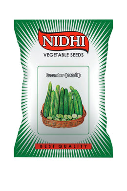 Vegetable seeds (Cucumber) Tested And Packed For Home, Terrace and Kitchen Gardening