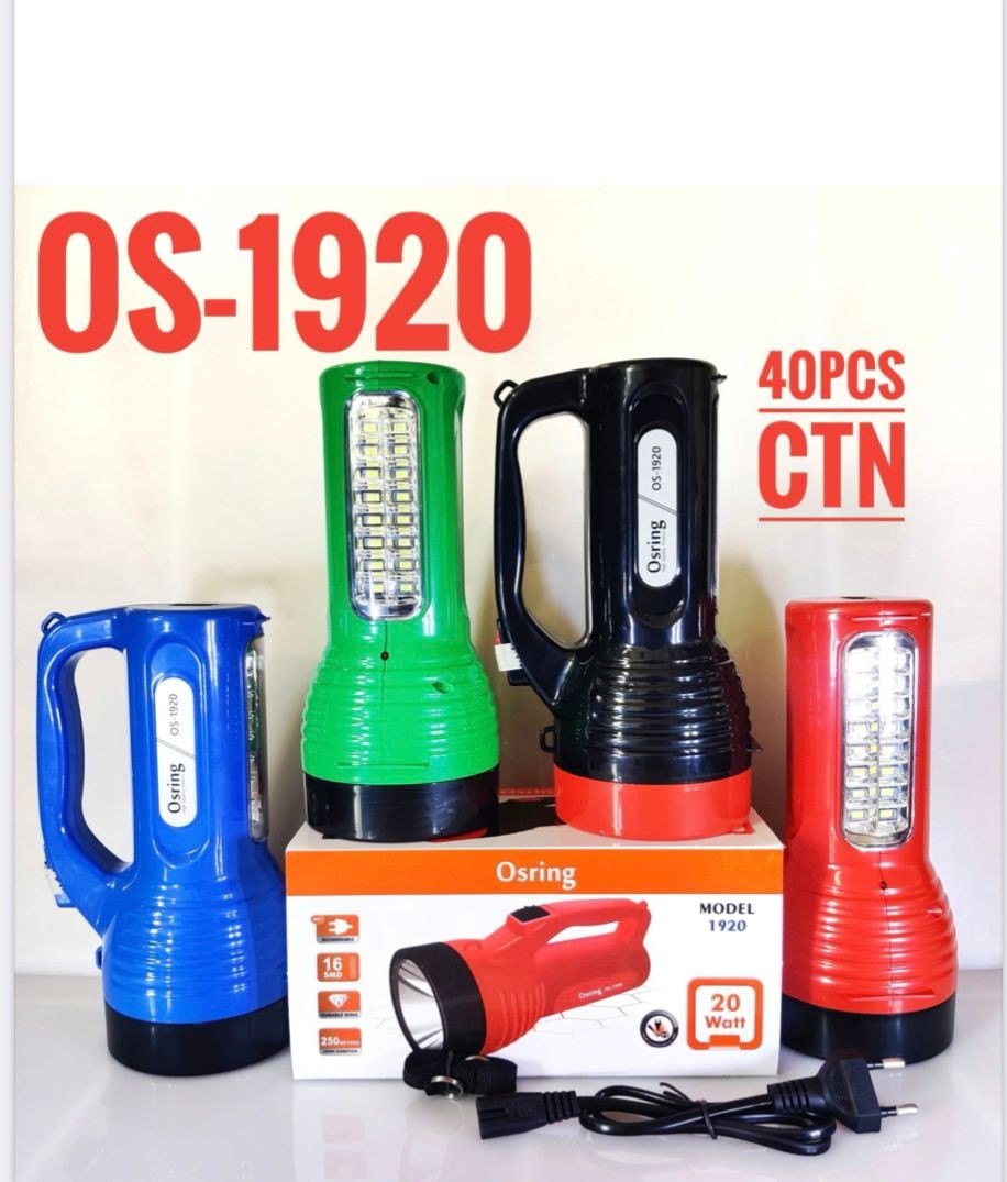 Charkee 30W Rechargeable Torch Emergency Light.Rechargeable Emergency Light Torch – Powerful & Portable Design