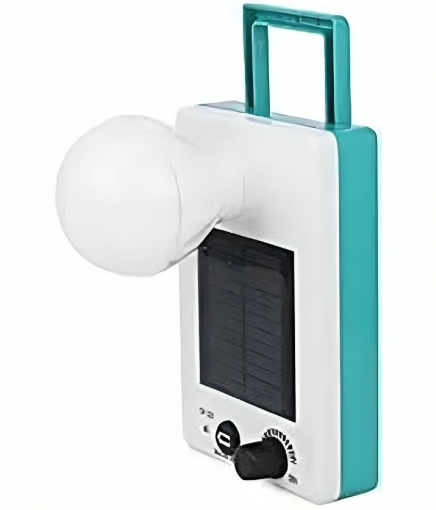 Charkee 12W Plastic LED Bulb with Solar Panel and Electric Bulb Pack of 1.Rechargeable Emergency Light for Home & Outdoor Use (Pack of 1)