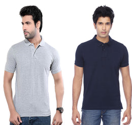 Ketex Cotton Blend Half Sleeves Polo Tshirt (Pack of 2)