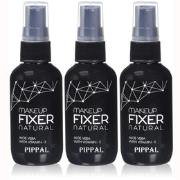 Pippal Beauty Makeup Fixer Natural Dewy Finish with Vitamin E And Aloe Vera Long-Lasting Spray 80ml (Pack of 3)