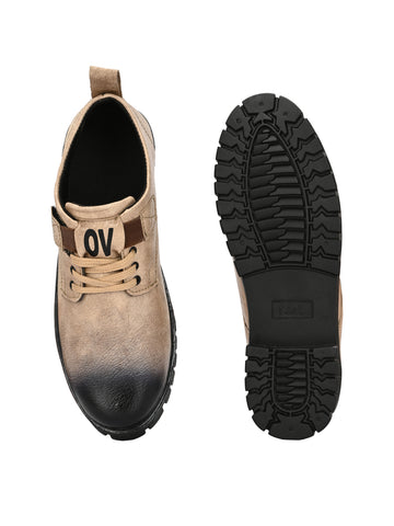 Beige Casual Shoes