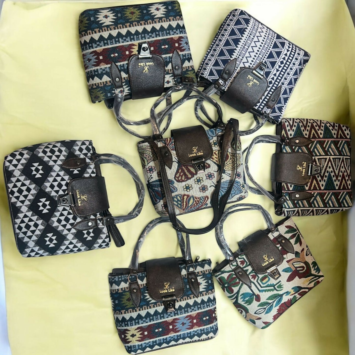 Boho Print Mini Tote Bag for Women