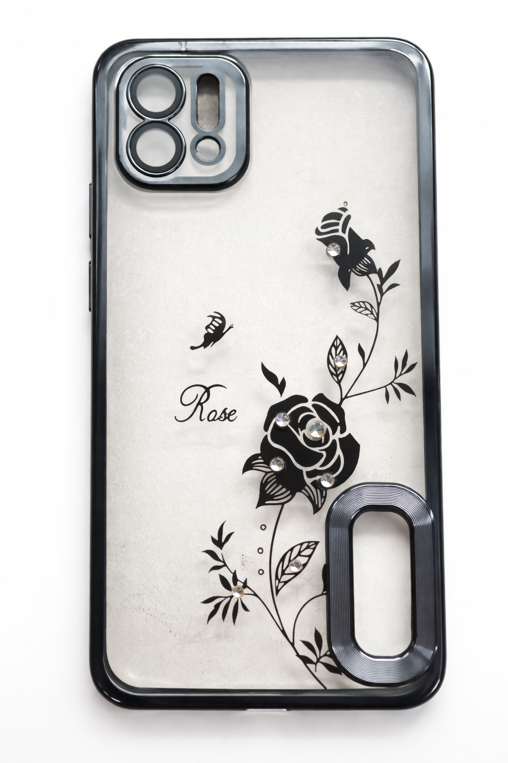OPPO A16K Rose Design Back Cover | Floral Printed Case | Stylish & Shockproof Protection