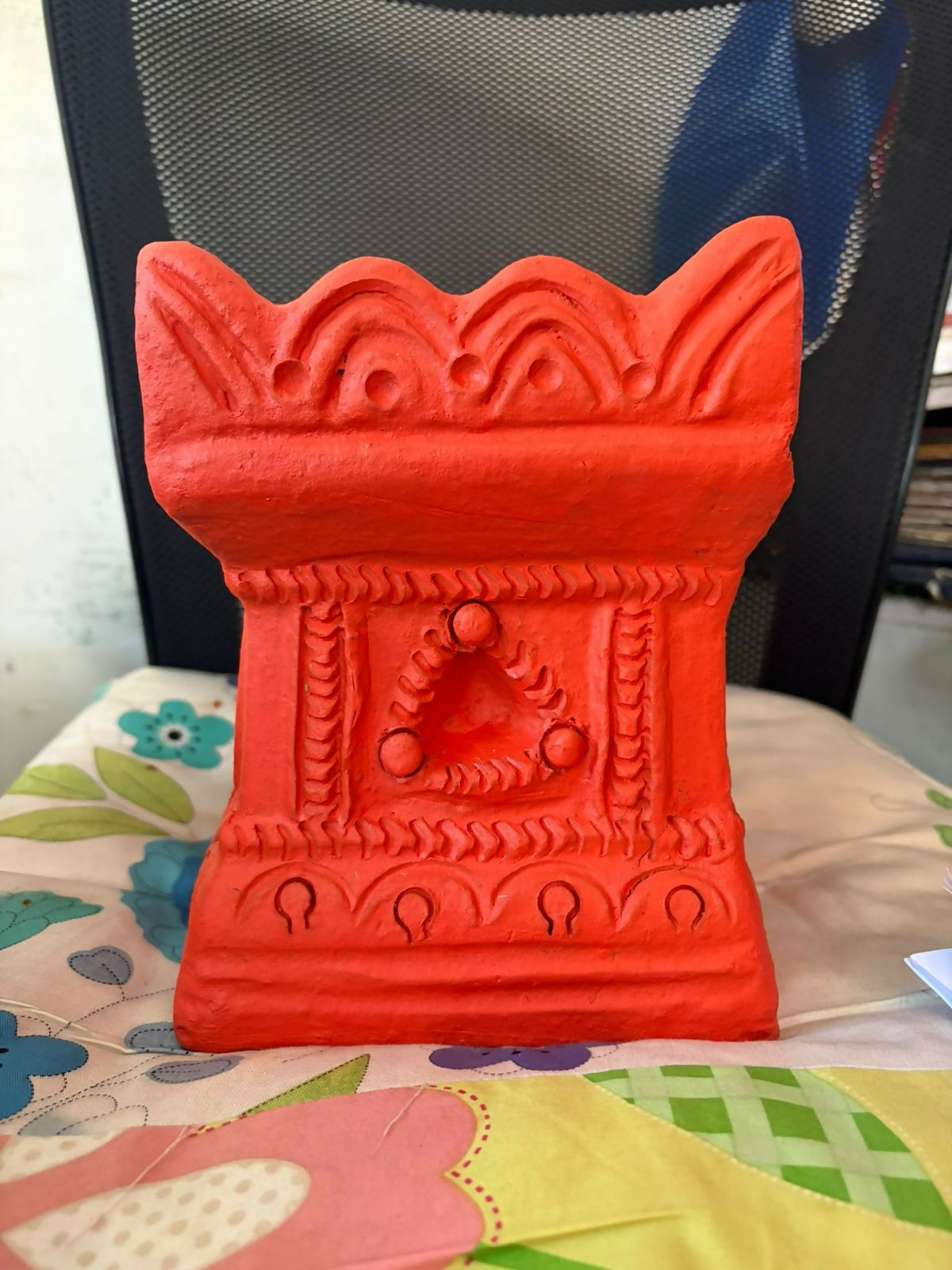 Traditional Tulsi Pot Stand for Home & Garden | Decorative Tulasi Madam Base | Durable Indoor & Outdoor Plant Stand