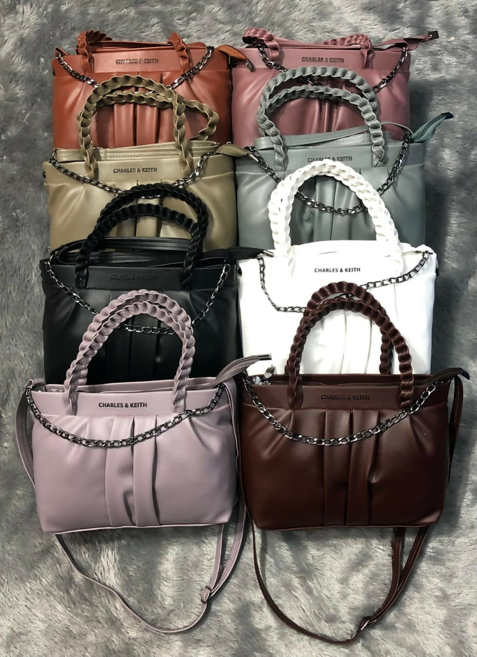 Stylish Women's PU Leather Handbag – Casual & Office Use