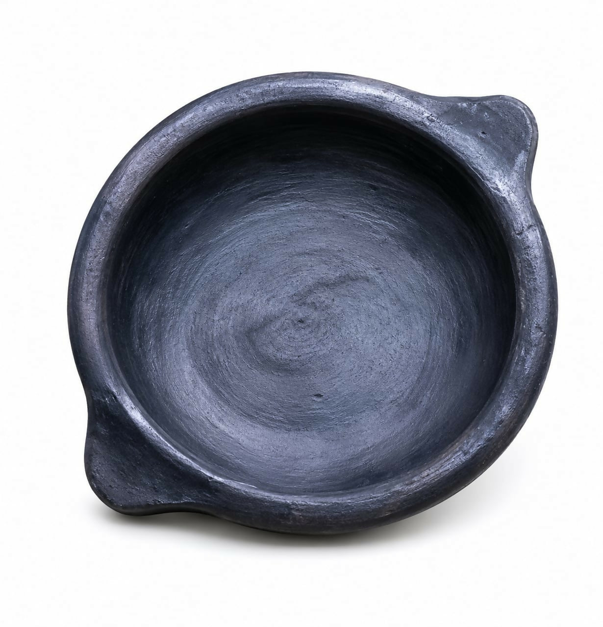 Handcrafted Terracotta Appam Kadai 10 Inch | Traditional Village Style Clay Cooking Pan | 100% Natural & Chemical-Free Earthenware | Gas Stove Safe Appam Maker | Healthy Clay Cookware for Authentic South Indian Cooking.
