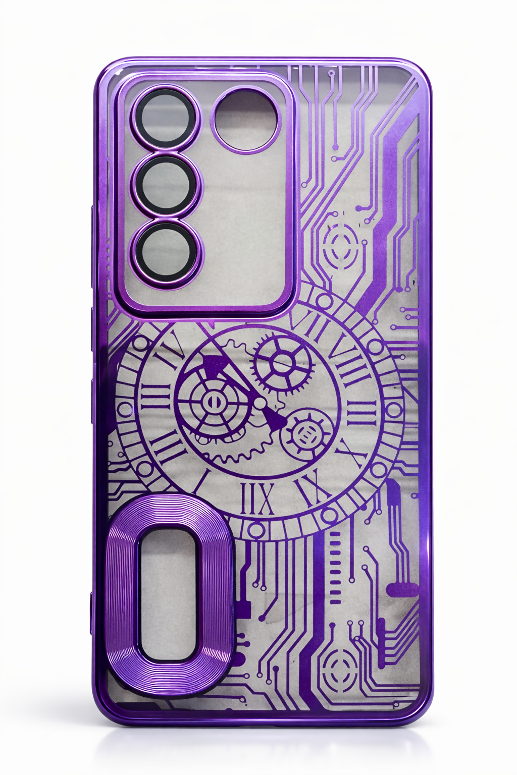 Vivo V27 Pro Purple Back Cover – Stylish Shockproof Protective Mobile Case