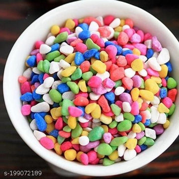 Decoration Pebbles Stones (Multicolor, 1000 g)