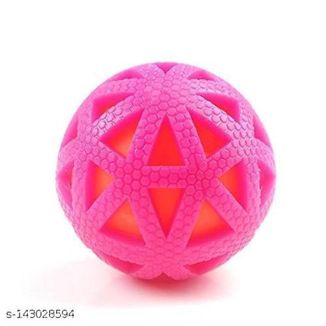 Rubber Squeaky Ball Toy for Dog (Multicolor)Rubber Squeaky Ball Toy for Dogs – Durable Chew & Interactive Play Toy (Multicolor)