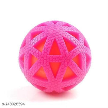 Rubber Squeaky Ball Toy for Dog (Multicolor)Rubber Squeaky Ball Toy for Dogs – Durable Chew & Interactive Play Toy (Multicolor)