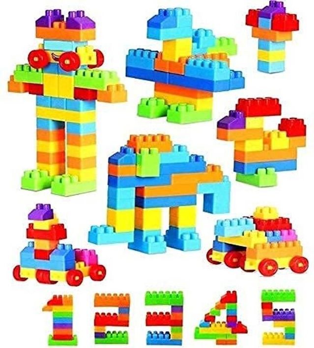 NTZ Building Blocks for Kids Educational Creative Learning Toy for Toddlers Preschool Children Brain Development Play Set