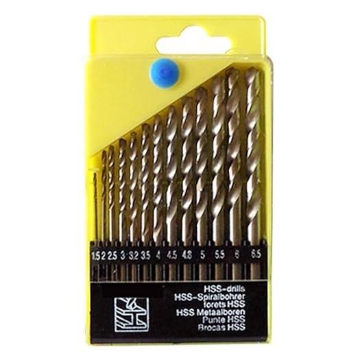 Drill Bits for Wood, Malleable Iron, Aluminium, Plastic.Multi-Purpose Drill Bits Set for Wood, Malleable Iron, Aluminium & Plastic – Durable HSS Drilling Bits