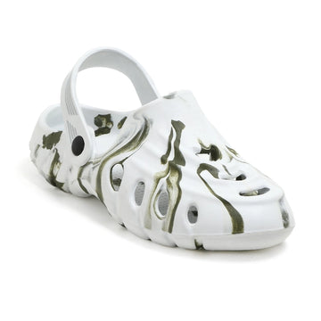 Clogs for Men (Green & White)