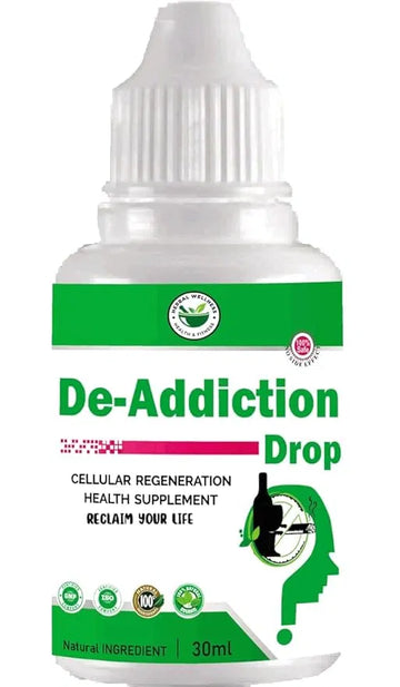 De-Addiction Drop | Body Detox And De Addiction From Alcohol And Tobacco