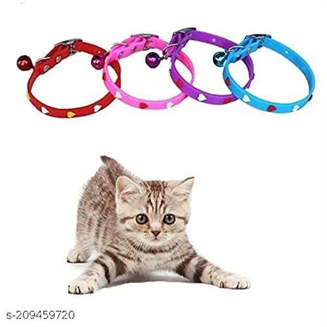 ABS Plastic Coller Belt for Pet (Multicolor, Pack of 2)