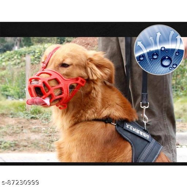 ABS Plastic Size 2 No. Muzzle for Dog (Multicolor)ABS Plastic Size 2 No. Muzzle For Dog (Multicolor) – Durable And Adjustable Dog Safety Muzzle