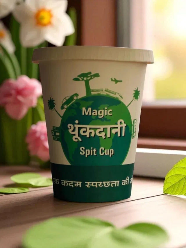 Magic Disposable Spit Cup for Home/Office/Patients/Car (Solidifies Liquid Pack of 10).Liquid Solidifying Travel & Patient Care Cups