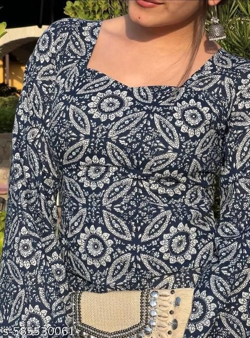 Stylish & Most Trendy Printed Kurti for Girls and Women | Latest Fashion Ethnic Wear Kurti | Comfortable, Modern & Traditional Design for Daily Wear, College, Office & Festive Use