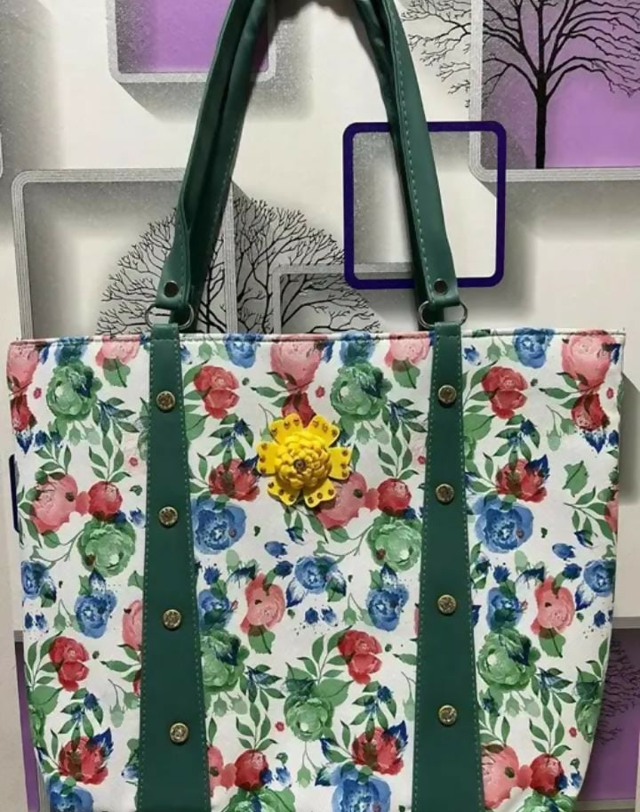 Premium Floral Printed Tote Bag for Women