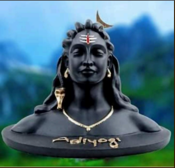 Adiyogi Shiva Resin Statue for Home & Spiritual Decor