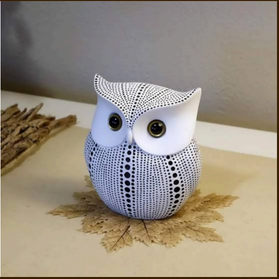 Stylish White Owl Decorative Showpiece | Home & Office Decor