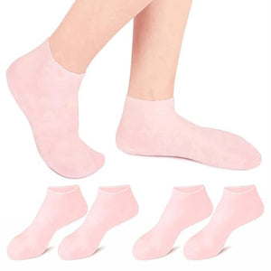 1. Silicone Moisturizing Socks for Dry Cracked Feet Women