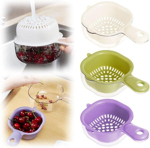 1. Vegetable & Fruit Washing Bowl with Handle