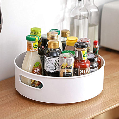 360° Rotating Organizer Tray Multi-Function Rotating Tray