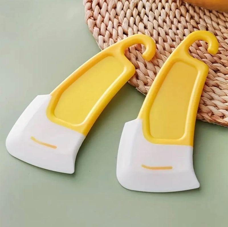 Small Silicone Pan Scraper | Silicone Dish Cleaning Scraper