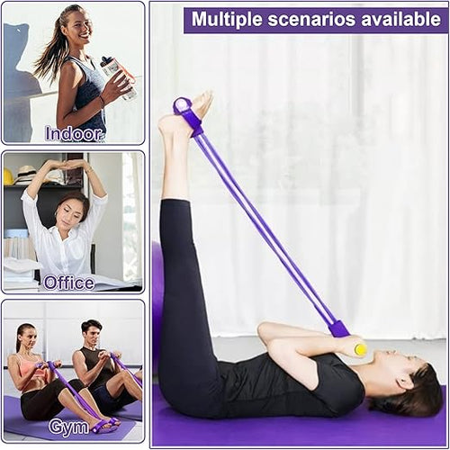 Resistance Band Elastic Pull Rope Fitness Equipment.Elastic Resistance Band Pull Rope for Strength & Fitness Training