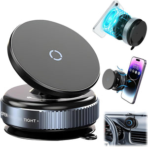 1. Car Dashboard Phone Holder 360° Vacuum Magnetic Phone Stand