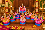 Ashtalakshmi Golu Dolls Set – Traditional Lakshmi Collection for Navaratri Golu