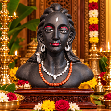 Terracotta Eesha Shiva Bust – Golu Doll 9 inch