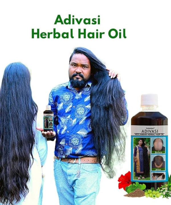 100% original Adivasi Neelgiri Herbal Hair Oil 100ml (Pack of 2)
