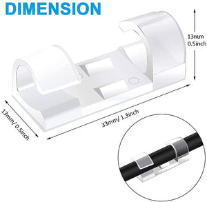1. Self-Adhesive Cable Management Clips (20 PIECES)