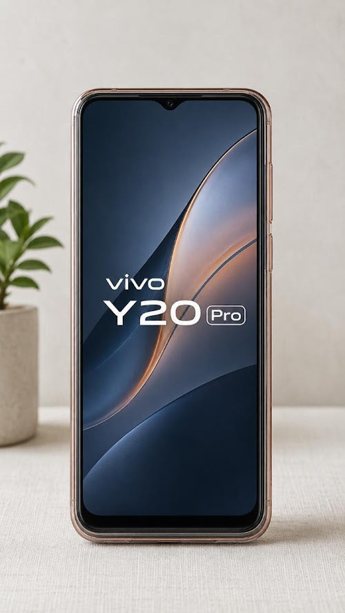 Vivo Y20 Pro Premium Transparent TPU Back Cover | Crystal Clear Shockproof Slim Protective Mobile Case