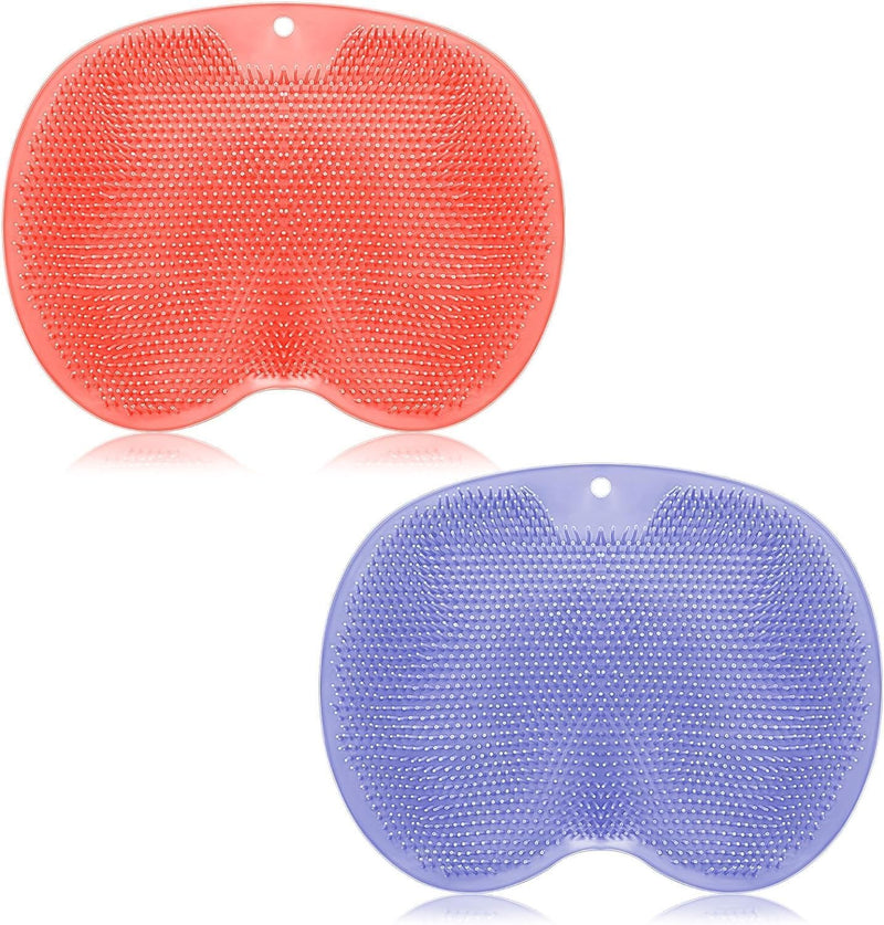 Back & Foot Scrubber Wall Mounted Silicone Bath Massage