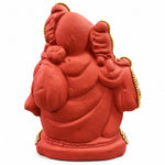 Royal Terracotta Stone Work Gubera Statue | Handmade  Kubera Idol | Traditional Wealth & Prosperity Décor[6INCH=H*L=6*5]