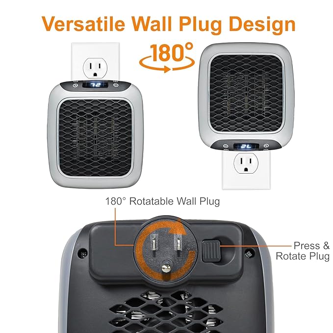 Mini Ceramic Heater Quiet and Space Saving