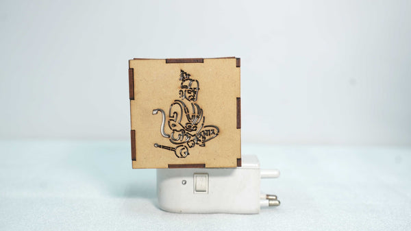 Hanumanji Aroma Burner & Night Lamp.Hanumanji Aroma Burner & Night Lamp | Decorative Incense & Oil Diffuser Lamp | Spiritual Home Temple Night Light | Ceramic Aroma Burner for Puja Room, Living Room & Bedroom