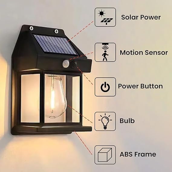 Solar Lamp Night Wireless light.Solar Lamp Night Wireless Light | Solar Powered LED Night Light | Automatic Dusk to Dawn Solar Lamp | Energy Saving Cordless Light for Home, Garden, Balcony & Outdoor Use