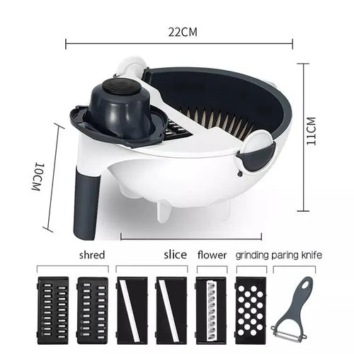 Multifunctional Vegitable Cutter - Safe & Easy Chopping Tool.Multi-Purpose Veg Cutter for Quick & Effortless Kitchen Prep