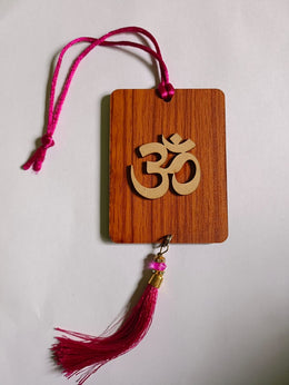 Ak Ultimate Om Car Hanging Handmade Hangings For Positivity Car Hanging Ornament (Multicolor, Pack of 1)