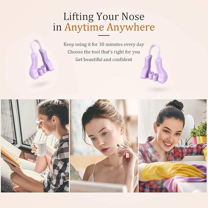 Nose Up Clip Shaping Lifting Bridge Straightening, Nose Up Shaping Shaper Lifting Bridge Clipper for Men & Women Shaping Beauty Tool & Accessories (Multicolor) (1 Pc).