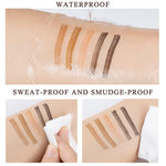 Eyebrow Pen with Pointed Tip Eyebrows Liquid Makeup Pencil Long Lasting Waterproof Fork Tip Eyebrow Tattoo Pen (Multicolor)