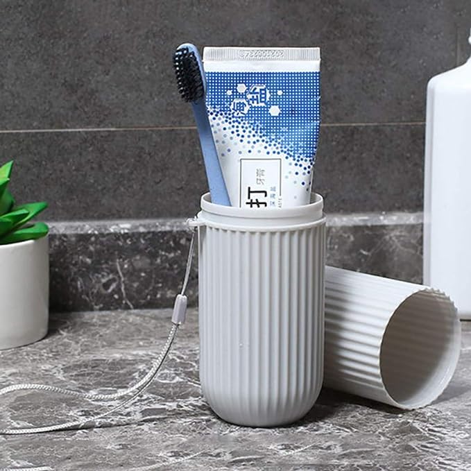 Capsule Shape Toothbrush Holder/Multipurpose.Capsule-shaped toothbrush holder for home, travel, and office use. Multipurpose organizer for toothbrush, toothpaste, razors, and small essentials. Portable, hygienic, and stylish.