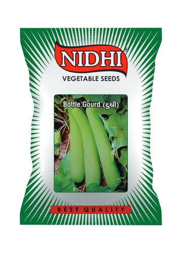 Vegetable seeds (Bottle Grurd) Tested And Packed For Home, Terrace and Kitchen Gardening