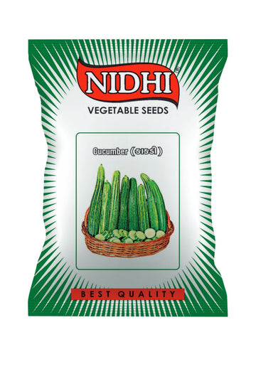 Vegetable seeds (Cucumber) Tested And Packed For Home, Terrace and Kitchen Gardening
