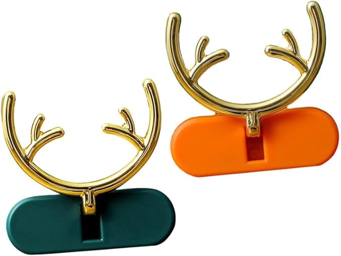 4pcs Antler Hook Power Line Hanging Shelf Power Plug Hook.Set of 4 antler hooks for hanging power lines, shelves, and power plugs. Multipurpose, wall-mounted hooks for home, office, and DIY organization. Durable and easy to install.